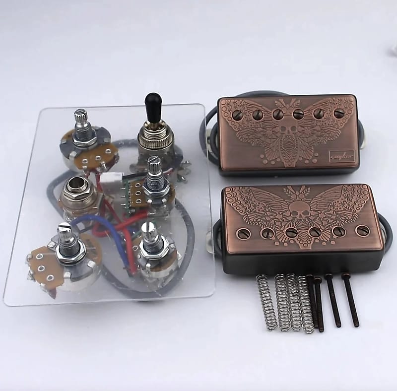 1 Set Guitar Humbucker Pickups with Wiring Harness Kit Reverb Canada