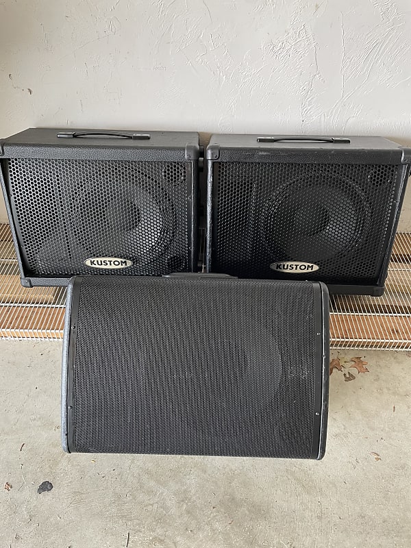 Kustom 12” Powered Stage Monitors Reverb