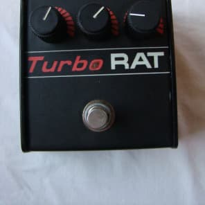 RAT PEDAL TURBO RAT PROCO LM308N CHIP VINTAGE USA MADE EARLY