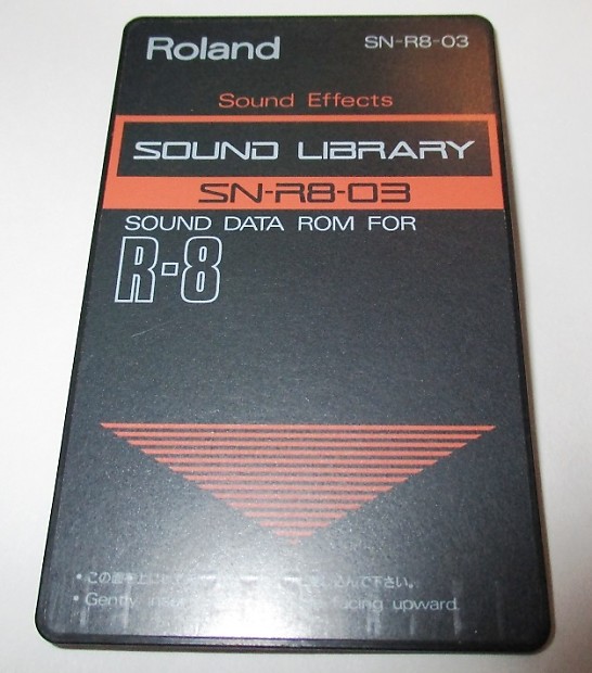 Roland SN-R8-03 Sound Effects Rom Card for R8 image 1
