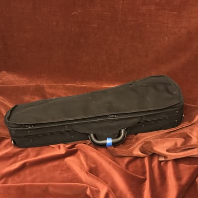Eastman Strings 3/4-Size Violin Case Black w/ Red Interior image 2