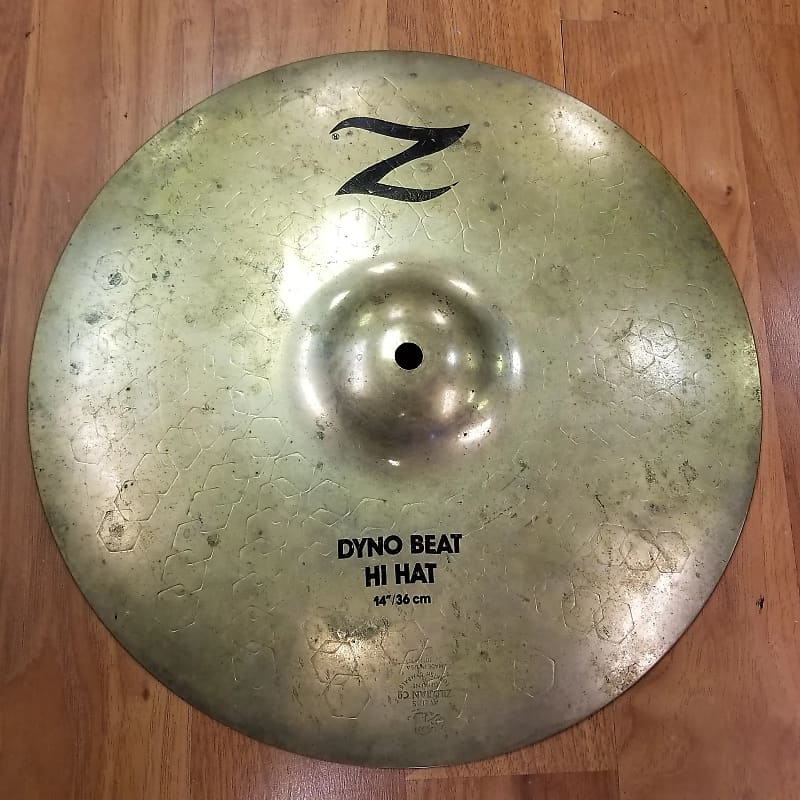 Zildjian 14" Z Series Dyno Beat Hi-Hat Cymbal (Bottom)	1986 - 1993 image 1