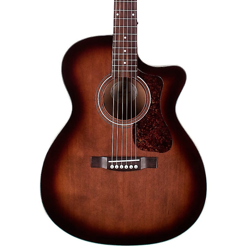 Guild OM-240CE Orchestra Acoustic-Electric Guitar Regular Charcoal Burst |  Reverb