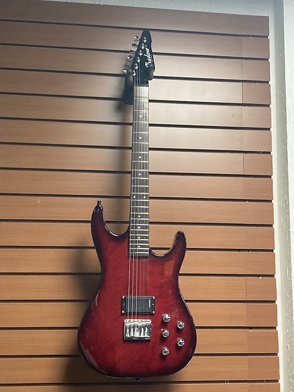 Shadow S140 in Red Stain w/EQ-5 and Piezo Pickups Made in Germany image 1