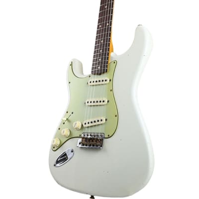Fender Custom Shop '62/'63 Stratocaster - Journeyman Relic - Left Handed - Aged Olympic White (Limited Edition) image 4
