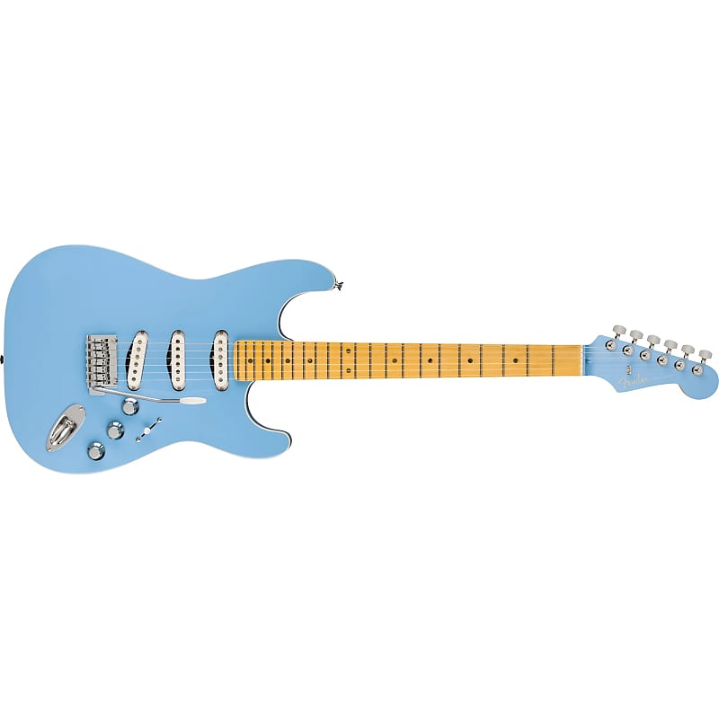 Fender Aerodyne Special Stratocaster Guitar, Maple Fretboard, California Blue image 1
