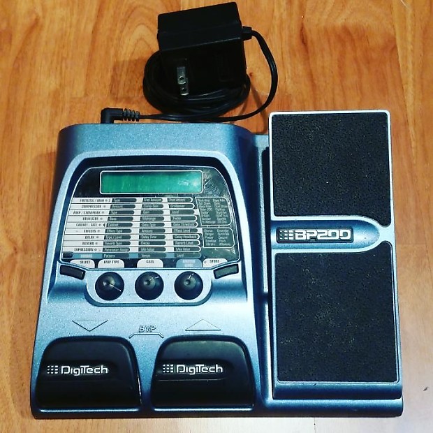 Digitech BP200 Bass Multi Effect Pedal With Power Supply Reverb