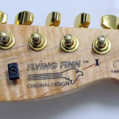 Used Finnish Guitar Works Flying Finn I Cream W/HSC VGC image 5
