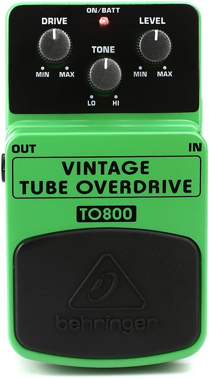 Behringer TO800 Vintage Tube Overdrive Pedal image 1