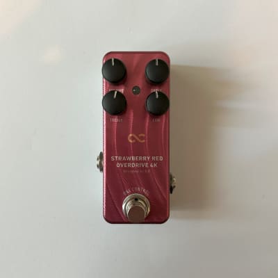 Reverb.com listing, price, conditions, and images for one-control-strawberry-red-overdrive