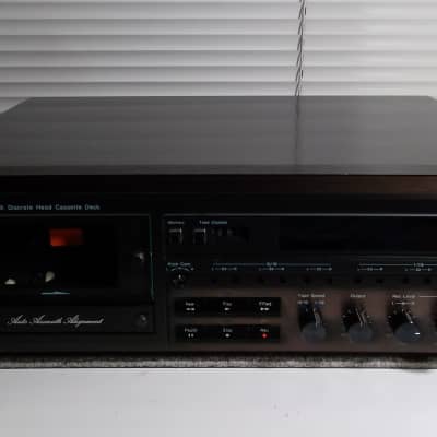 1981 Nakamichi 680ZX 3-Head Auto Azimuth Stereo Cassette Deck Newly Serviced 10-2021 Excellent #206 image 8