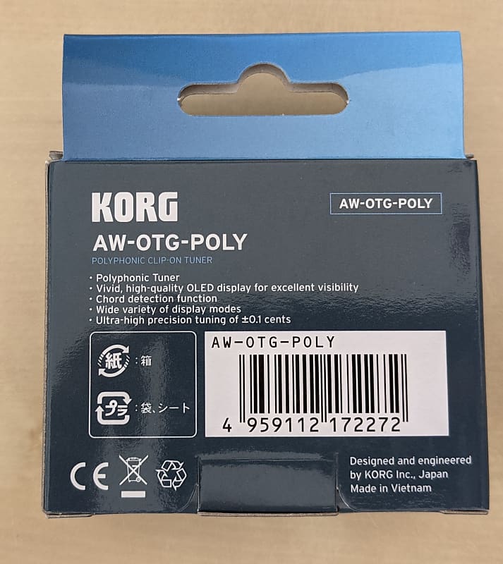 Korg AW-LT100G - Accordeur guitare électrique à pince