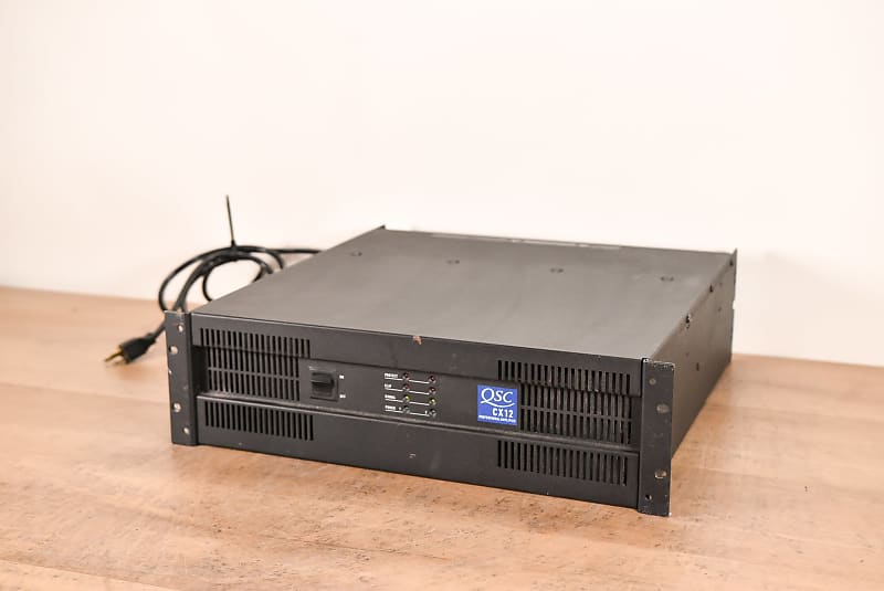 QSC CX12 Two-Channel Power Amplifier CG00XK2 | Reverb