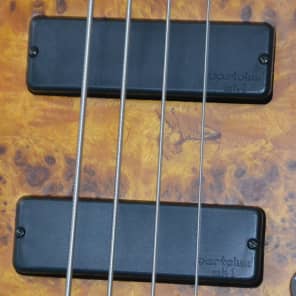 Ibanez SR500PB 4 String Bass Guitar Brown Burst w/ Bartolini MK1-4-F image 6