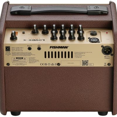 Fishman Loudbox Micro 2-Channel 40-Watt 1x5.25" Acoustic Guitar Combo 2023 - Present - Brown image 4