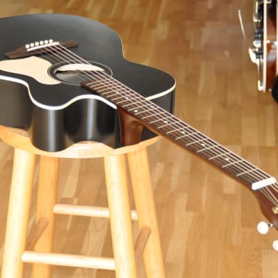 ART & LUTHERIE Legacy Faded Black CW Presys II / Made In Canada / Acoustic-Electric Cutaway Concert Size Guitar image 3