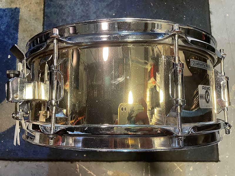 Remo Quadura 5.5x14” snare in copper | Reverb