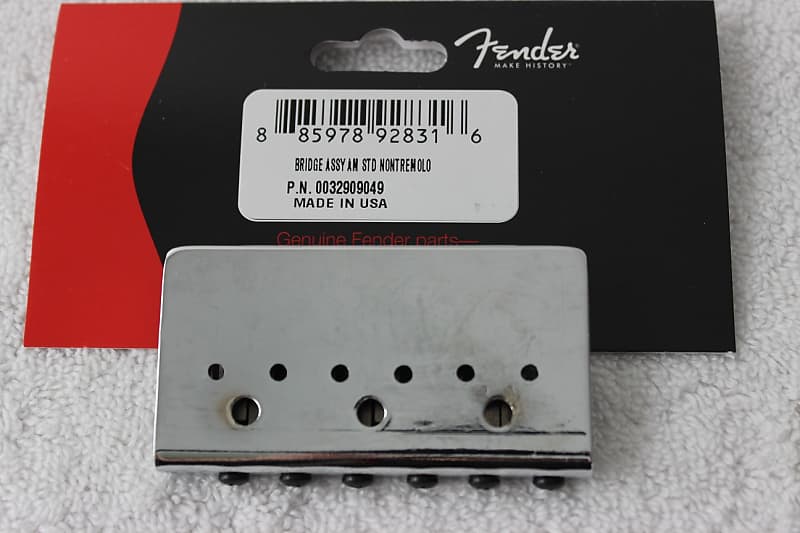 New Fender American Standard Hardtail Chrome Stratocaster | Reverb