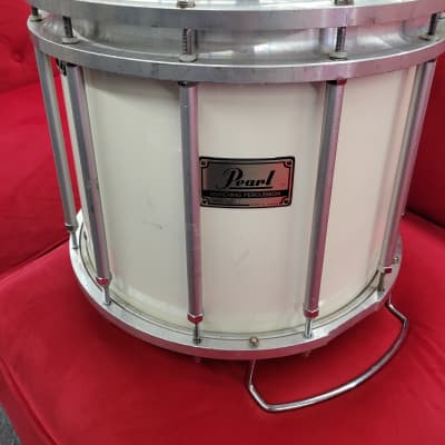 Pearl Marching Tenor Drum 12x14 - White image 1