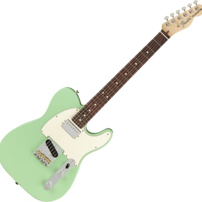 Fender American Performer Telecaster Hum Electric Guitar, Satin Surf Green image 2