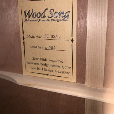 Wood Song JCE-HS-L Jumbo Left-Handed Acoustic Guitar image 5