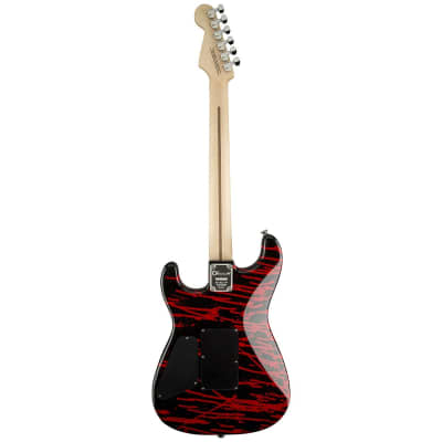 Charvel Warren DeMartini Signature Blood And Skull Pro Mod Electric Guitar image 4