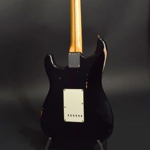 Fender USA Custom Shop 1956 Stratocaster Relic Black image 3