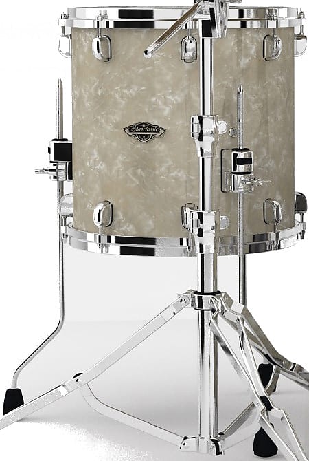 Tama WBRF18D-VMP Starclassic Walnut/Birch Duracover Wrap Floor Tom 18" x 16" - Vintage Marine Pearl/Chrome HW image 1