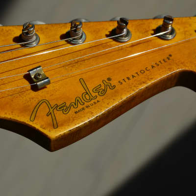 American Stand Fender Stratocaster Custom Heavy Relic Sunburst CS Fat 50's image 17