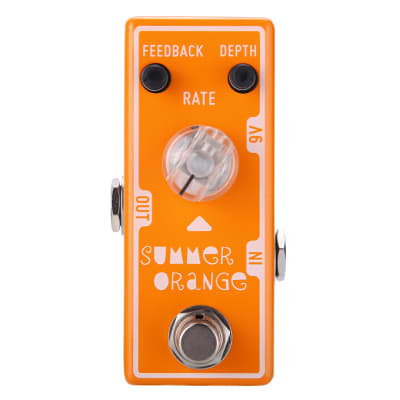 Tone City Summer Orange | Phaser mini effect pedal, True  bypass. New with Full Warranty! image 2