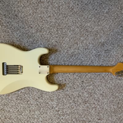 Fender John Mayer Stratocaster 2012  Olympic white/ mint green pick guard image 4
