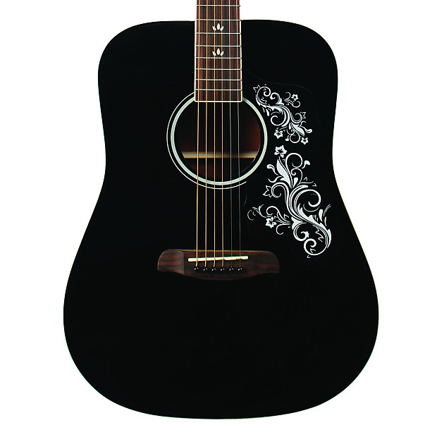 Sawtooth Acoustic Dreadnought Guitar with Black Pickguard Reverb