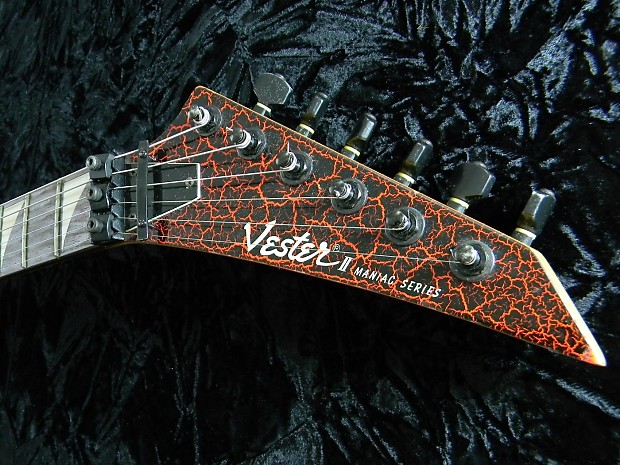 VESTER II MANIAC SERIES Circa 1991 Archtop Red Crackle
