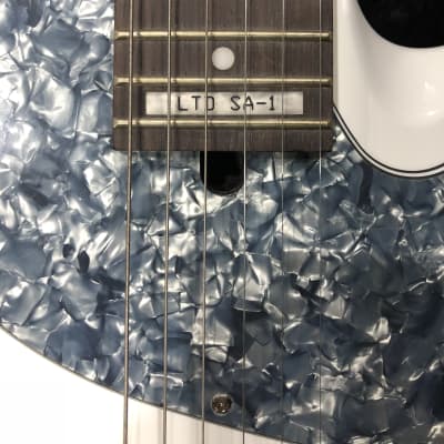 Richie Sambora Bon Jovi White ESP SA-1 Pre Production Guitar - Owned by Chris Hofschneider image 4