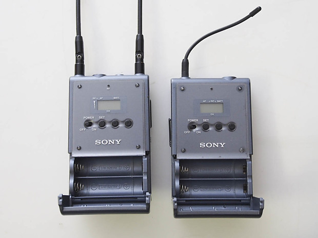 Sony UWP wireless system URX-P1 Reciever and UTX-B1 Transmitter