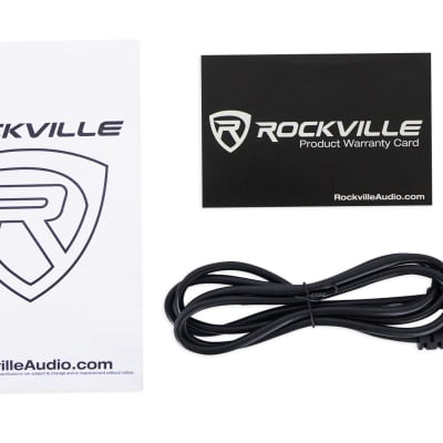 Rockville BluTube Amplifier Home Receiver+5.25" White Bookshelf Speakers+8" Sub image 19