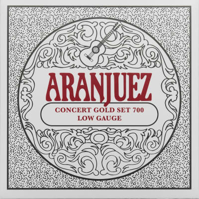 Aranjuez AR700 - Cordes classiques concert gold 700 tension faible for sale