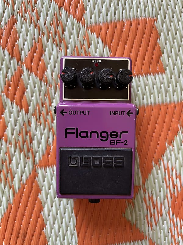 Boss BF-2 Flanger (Green Label) 1984 - 1990 - Purple | Reverb