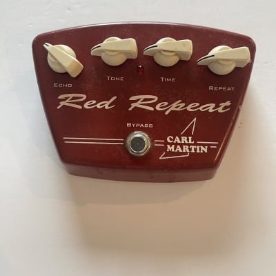 Carl Martin Red Repeat Digital Delay Echo Vintage Series Guitar Effect Pedal for sale