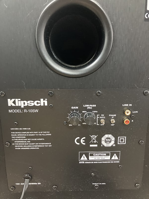 Klipsch R-10SW Subwoofer | Reverb Klipsch R-10SW Subwoofer | Reverb