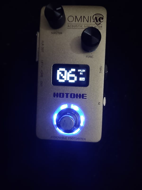 Hotone Omni AC ACOUSTIC SIMULATOR 2010s Gold Reverb