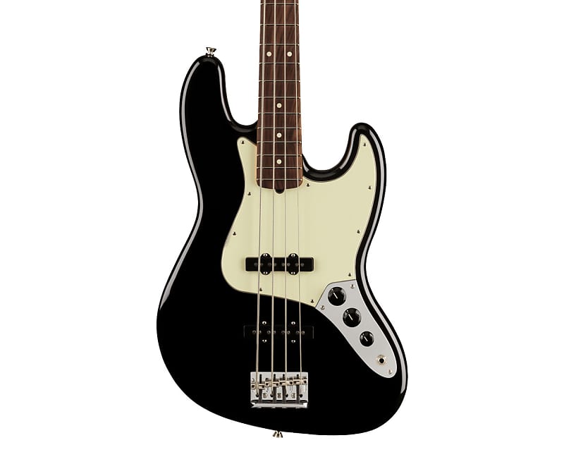 Open Box Fender American Professional II Jazz Bass - Black w/ Rosewood FB image 1