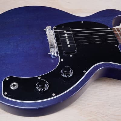 Gibson Les Paul Junior Tribute DC 2019 Blue Stain Double Cutaway Jr w/ Case image 3