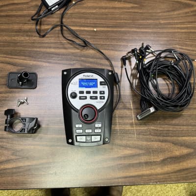 Roland TD-11 V-Drum Module w/Mount, Clamp, VEX Pack, Wiring Harness, & Power -77