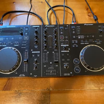 Pioneer CDJ-350 Pair & DJM-350 Black | Reverb