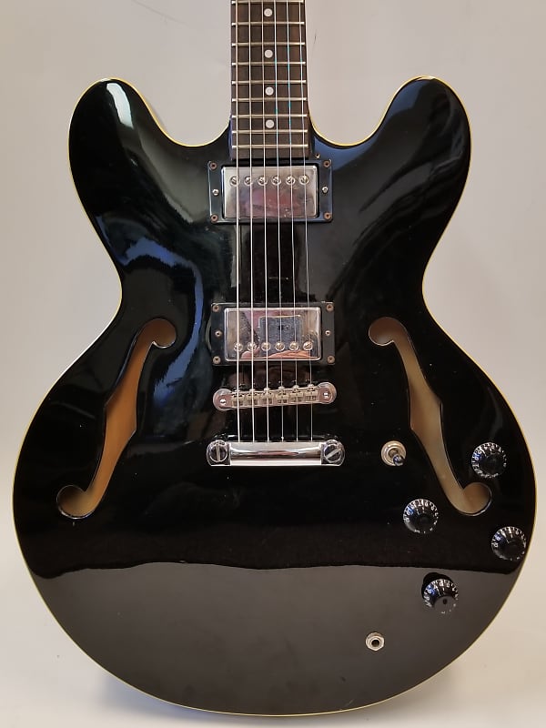 Cort Used Source Semi Hollow Double Cutaway Electric Guitar Black image 1