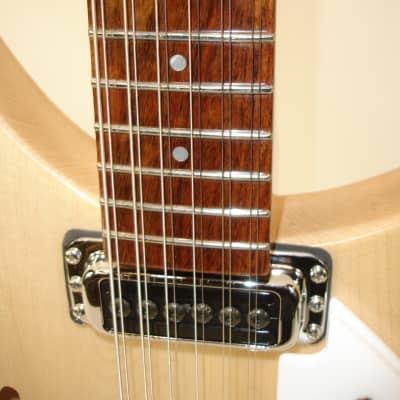 Rickenbacker 330/12 12-String Semi-Hollow Electric Guitar - MapleGlo image 11