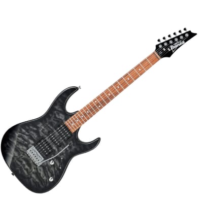 Used Ibanez GRX70QATKS GIO RX Electric Guitar - Transparent Black Sunburst for sale