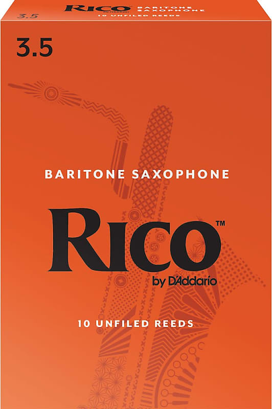 D'Addario RLA1035 - Anches saxophone baryton force 3.5, boîte de 10 image 1