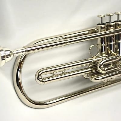 Schiller American Heritage Bass Trumpet Nickel Plated image 2